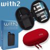 PloomTECH With2 Ploom Tech with 2 Compatible StU Mini Carry Case, red