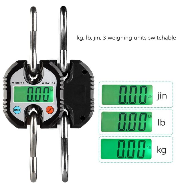 Digital Weighing Hook Scale, Capacity: 1-2 Ton