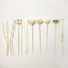 Reed Diffuser Sticks, Reed Diffuser Sticks Flowers, Reed Diffuser Set for Bathroom, Reed Diffuser for Home, Bedroom Decor, Office,12Pcs, Natural Flower