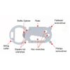 Jeep Stainless Steel Keychain (KMT01)