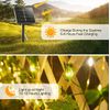 Joycome Solar Fairy Lights 12M 100 LED Fake Ivy Fairy Lights, 8 Modes Ivy Garland Artificial with Lights, IP65 Waterproof Vine String Lights for Balcony Garden Wall Aesthetic Bedroom Decoration