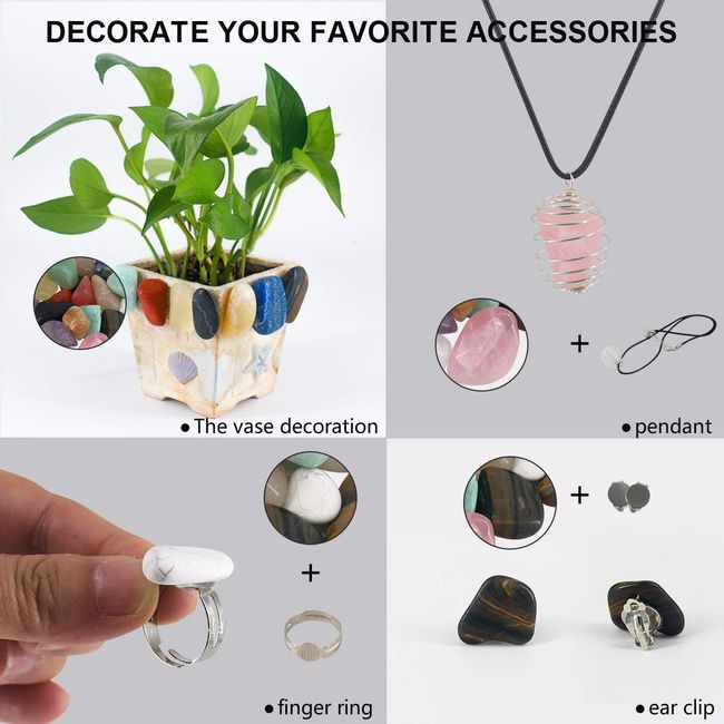 Tumbler Accessory Kit: Rocks, Grit, & Jewelry-Making 