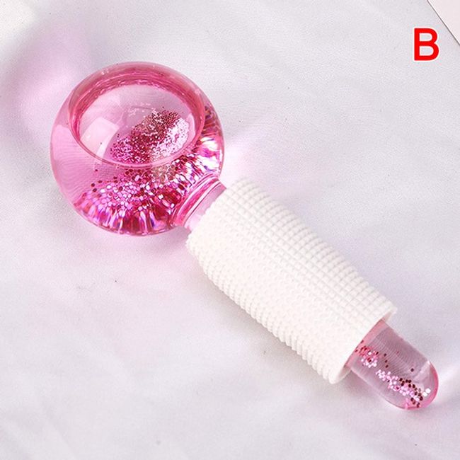 Face Cooler Cooling Massager Ice Roller Face Wrinkle Lifting Crystal Face Ball Facial Massage Magic Cold Beauty Hockey Energy Skin Care