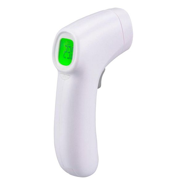 Ohm (OHM) COK-Z300-W 08-1449 Electric Thermometer Non-Contact Infrared Thermometer Surface Temperature Measurement 1 Second Without Touch High Temperature Alarm Cooking Temperature White