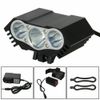 Powerful  3x LED 4-Modes Bicycle Headlight Bike Lamp With USB