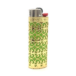  Lucklybestseller Lighter Case Cover Holder for BIC Full Size  Lighter (Gold) : Health & Household
