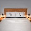 2 x 'Boxing Gloves' Cotton Pillow Cases (PW00032876)