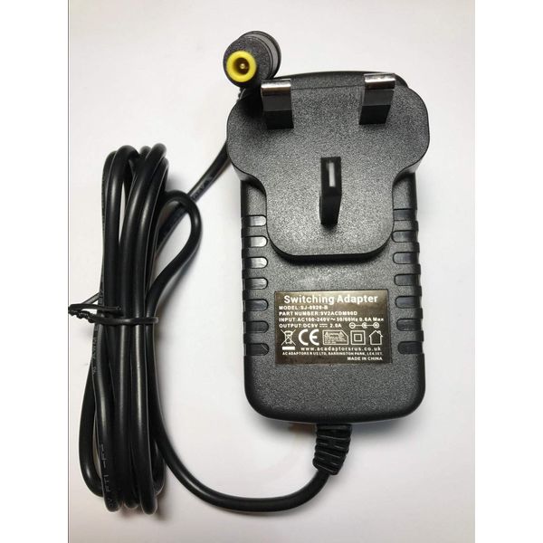 Replacement for 9V 2A AC-DC Adaptor Power Supply for Propulse Ear Syringe machine