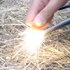 Pyromancer Survival Fire Starter, Ergonomically Designed Waterproof and Windproof Ferro Rod with Striker (Black)
