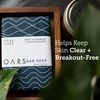 Oars + Alps Blue Charcoal Exfoliating Mens Bar Soap, Dermatologist Tested and Made with Clean Ingredients, Travel Size, 1 Pack, 6 Oz