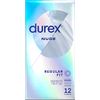 Durex Nude, Condoms, Regular Fit, 12s, Ultra Thin, Designed To Feel It All, With Silicone Lube
