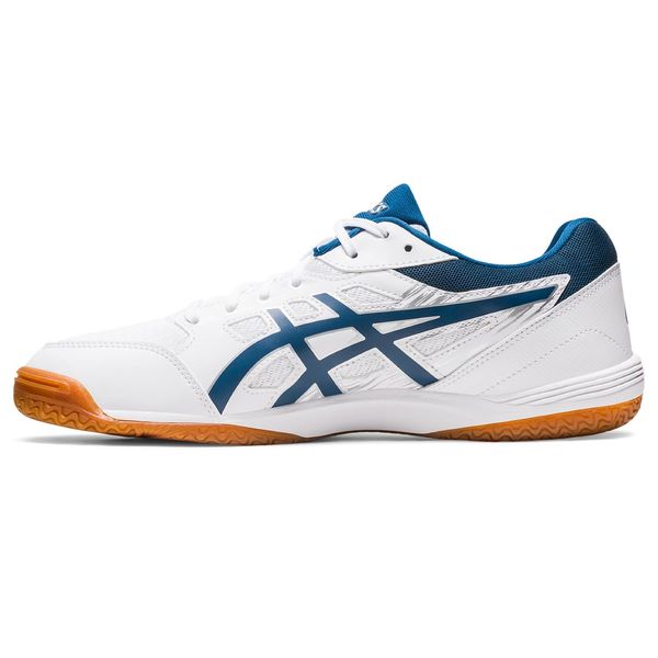 ASICS ATTACK HYPERBEAT 4 Table Tennis Shoes, 100 (white/maco blue)