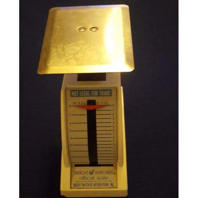 Vintage Weight Watchers 16 Oz Food Scale. Made In Carlstadt NJ In