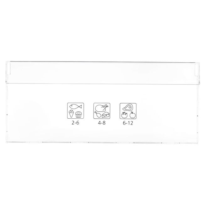 Masterpart Fridge Freezer CXFG1685W Frozen Food Drawer Front Cover Panel compatible with Beko CFP1691W