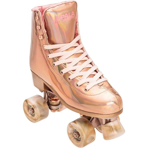 Impala Rollerskates Girl's Impala Quad Skate (Big Kid/Adult) Marawa Rose Gold 10 (US Men's 8, Women's 10) M