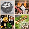 32" Extendable Telescoping Marshmallow Hot Dog Fork Skewers  Roasting Sticks Set