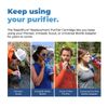 RapidPureReplacement Purifier Cartridge, 2.5 Inches