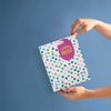 Hallmark Multi-Occasion Medium Gift Bag - Pink and Blue Spot Design