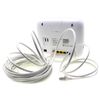 1aTTack.de Network cable CAT 5e foil and braid shielded SFTP network patch cable with 2x RJ45 plugs 2m white