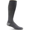Sockwell Men's Elevation Firm Graduated Compression Sock, Grey - M/L