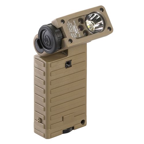 Streamlight 14034 Sidewinder 55-Lumens LED Military Waterproof Flashlight with (2) AA Alkaline Batteries and Paracord in Clamshell, Coyote