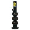 Half Baked "Easy Slider" 30cm Acrylic Waterpipe Bong (Black)