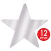 Metallic Star Cutouts (Silver)