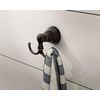 Moen Y2603BRB Banbury Pivoting Robe Hook, Mediterranean Bronze