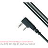 BTECH PC03 USB-C Programming Cable – FTDI Chipset for Baofeng & Kenwood K1 2 Pin Two-Way Radios | Compatible with Windows, Mac, and Linux | Easy Plug-and-Play Chirp Programming
