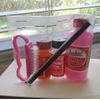 Manicure Set : Cuticle Remover, Acetone, Merthiolate, Brush, Pusher & Nail File