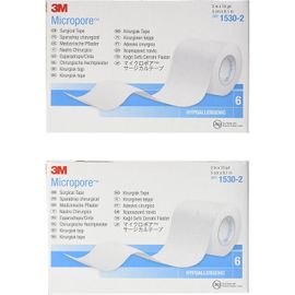 3M 1533-1 TAPE MICROPORE 1X10YD Box of 12 - Oz Medical Supply