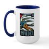 CafePress Powder Large Mug 15 oz (444 ml) Ceramic Coffee Mug