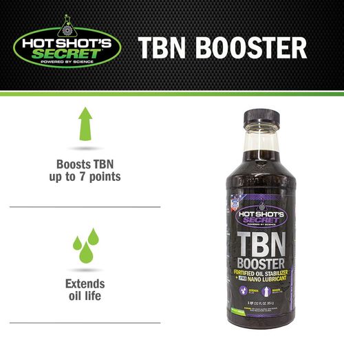 Hot Shot's Secret TBN Booster Oil Additive, 32 fl oz, Purple (HSSTBN32Z)