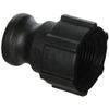 TOYOX 633-AB-1-PP Camlock Adapter Female Thread Polypropylene 1"