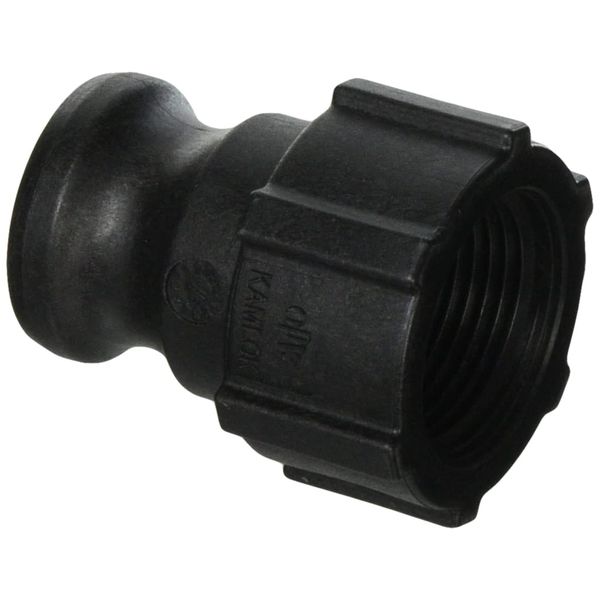 TOYOX 633-AB-1-PP Camlock Adapter Female Thread Polypropylene 1"