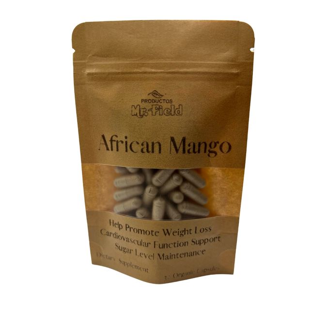 African Mango 100% Organic Capsules 500 mg Quantity 30