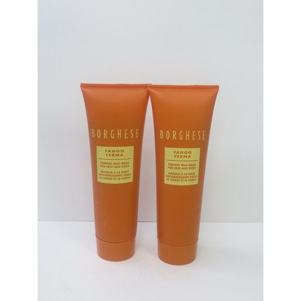 BORGHESE FANGO FERMA FIRMING MUD MASK FOR FACE AND BODY 1 OZ (LOT OF 2)