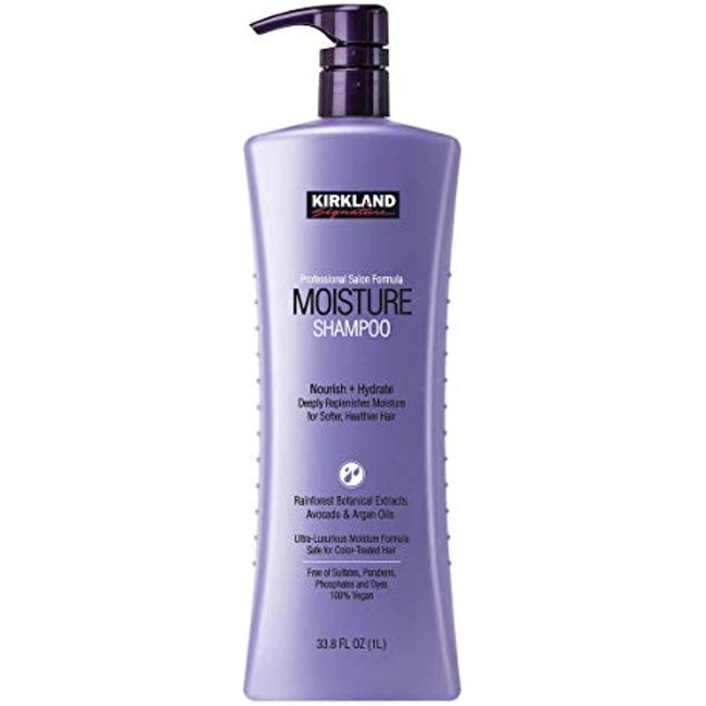 Kirkland Signature Moisturizing Shampoo New and improved formula Rainforest Bota