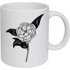 Azeeda 11oz (320ml) 'White Flower' Ceramic Mug/Cup (MG00075586)