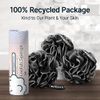 AmazerBath Loofah Sponge, Shower Loofah for Men and Women - Body Scrubber Loofa Set of 3 Classic Black & White Edge, Bath Sponge 60g/PCS