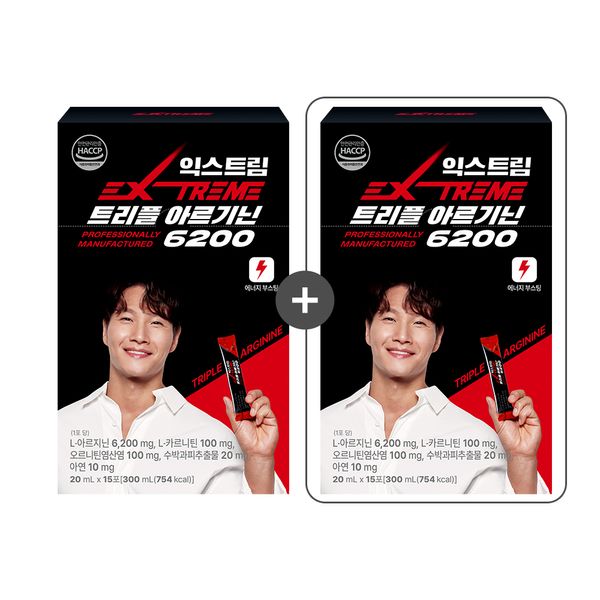 [1+1] Extreme Kim Jong-kook Triple Arginine 6200 15+15 packets (1 month supply)