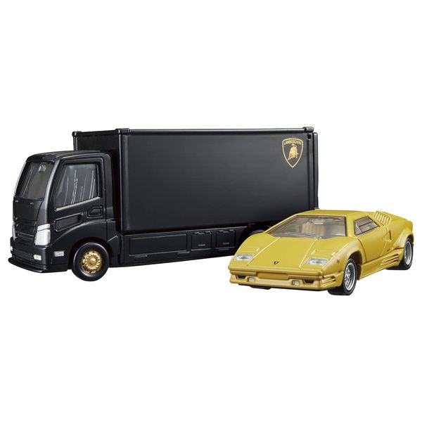 Takara Tomy Tomica Premium Tomica Transporter Lamborghini Countach 25th ANNIVERSARY Mini Car Toy Car Toy 6 Years Old Passed Toy Safety Standards ST Mark Certification TOMICA TAKARA TOMY