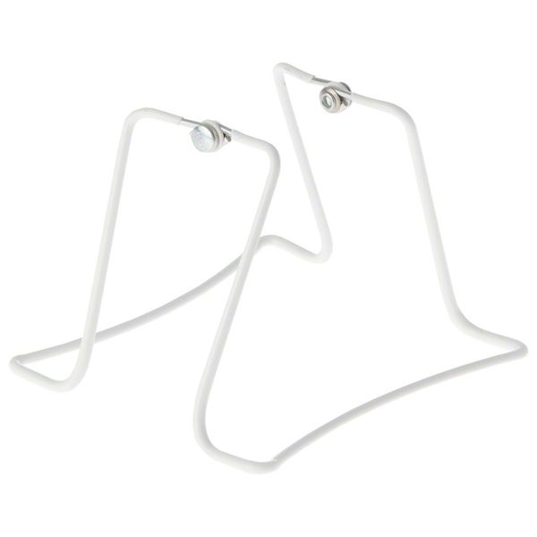 Gibson Holders 1 2X15 Adjustable Wire 2-Sided Display Easel - 5.5" W x 4" H with 1.5" ledge, White