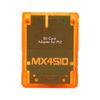 MX4SIO SIO2SD Memory Card Adapter for Game Consoles, TF Card Reader Adapter for FAT Console, Replacement Memory Card Reader(Orange)