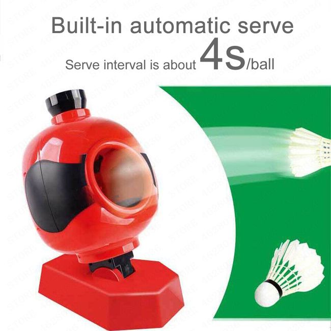 Badminton Pitching Machine Automatic Badminton Service Machine for Beginners