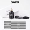 Mast T1 Tattoo Wireless Battery Power Supply Digital Display 50mm Length Lightweight for Tattoo Pen Machine (Short)