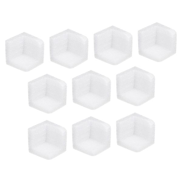 PATIKIL Expanded Polyethylene Foam Edge Protector 40x40x10mm Shockproof Corner Guard for Moving Packing 50pcs