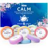 CalmNFiz Shower Steamers Aromatherapy,Spa Kit, Gifts for Mom,Shower Bombs with Essential Oils,Valentine Gifts for Women,Self Care&Relaxation Birthday Gifts for Women and Men,Blue Set,8 Packs