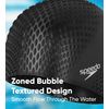 Speedo Unisex Erwachsene Bubble Active + Cap Schwimmkappe, Schwarz, Einheitsgröße