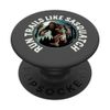 Run Trails Like Sasquatch Bigfoot Trail Runner Retro PopSockets Swappable PopGrip